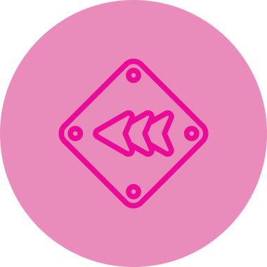 Balık simgesinin vektör illüstrasyonu