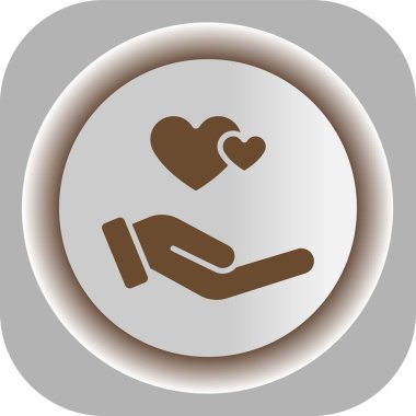 Ellerinde bebek olan bir kalp