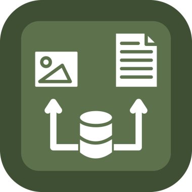 Dosya. Web simgesi basit illüstrasyon