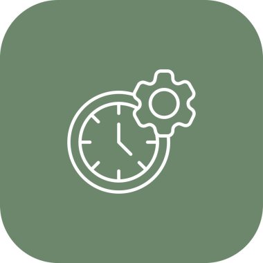 vektör zaman simgesi çizimi