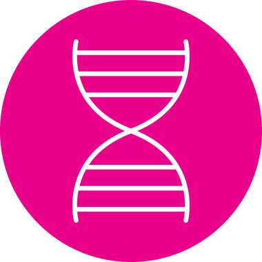 Taslak biçiminde bilim DNA molekülü simgesi