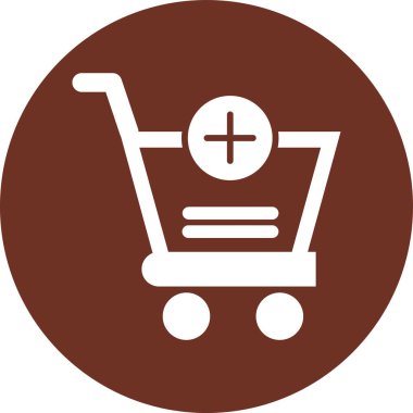 Alışveriş sepeti simgesinin vektör illüstrasyonu