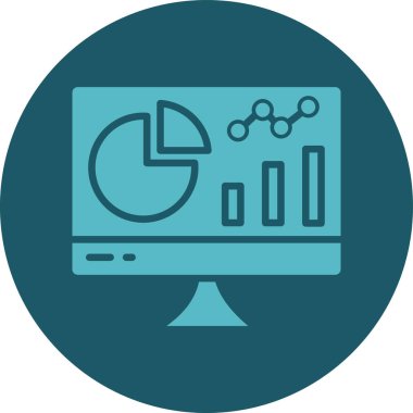 seo modern simgesinin vektör illüstrasyonu