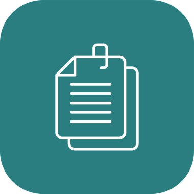 Dosya simgesinin vektör illüstrasyonu