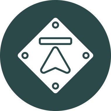 ok simgesi vektör illüstrasyonu