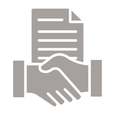 Anlaşma simge vektör çizim