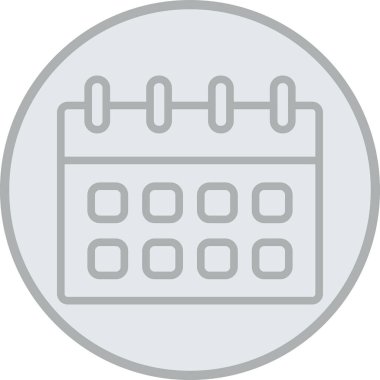 Takvim, hatırlatma, gün simgesi, vektör. Bilgi, takvim, bilgi grafikleri için kullanılabilir.