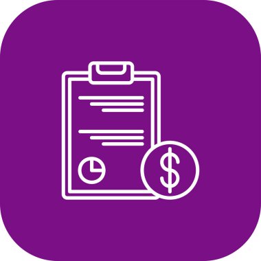 vektör para simgesi illüstrasyonu