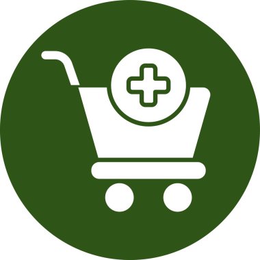 Sepet vektör illüstrasyonu ekle