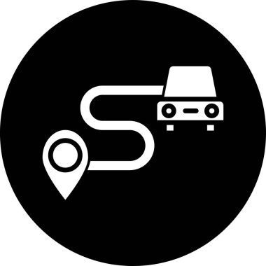 konum. Web simgesi basit illüstrasyon