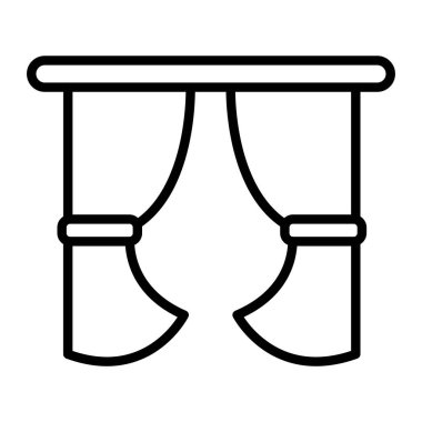 Masa lambasının modern simgesinin vektör illüstrasyonu