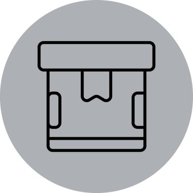 Modern b 'nin vektör illüstrasyonu eksik simgesi