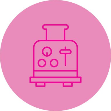 Tren simgesinin vektör illüstrasyonu