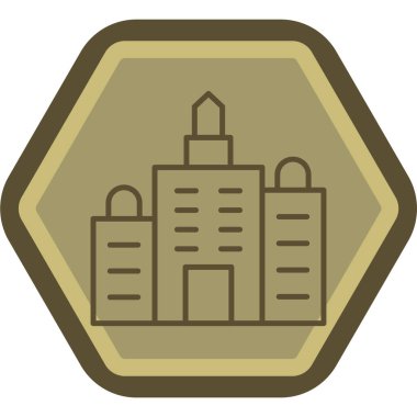 Modern bir simgenin vektör illüstrasyonu