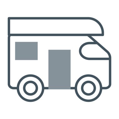 bus vektör simgesi modern ve basit biçimi