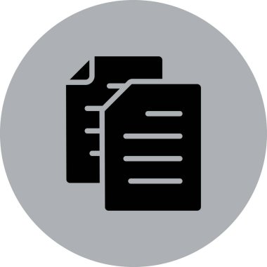 Dosya. Web simgesi basit illüstrasyon