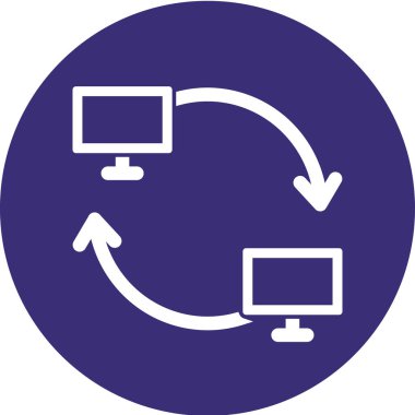 Modern simgenin vektör illüstrasyonu