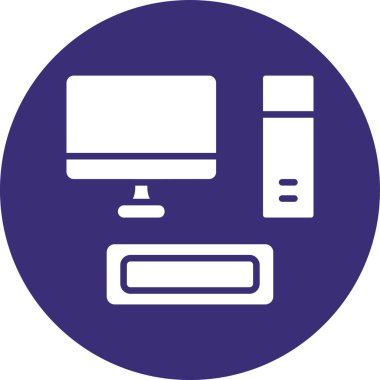 vektör lcd simgesi illüstrasyonu