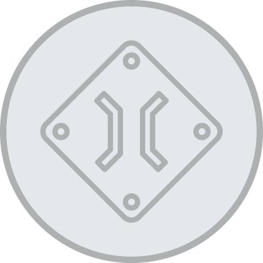 devre kartı simgesi vektör illüstrasyonu