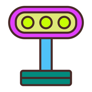 Şirin bir çizgi filmin vektör çizimi