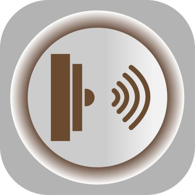 Sinyal simgesi, vektör illüstrasyonu