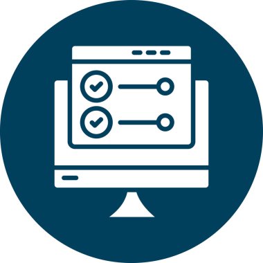 Web simgesi, vektör illüstrasyonu