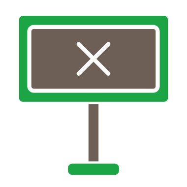 park simgesi vektör illüstrasyonu yok