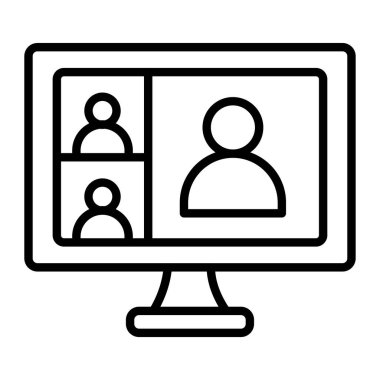 bilgisayar simgesi vektör çizimi