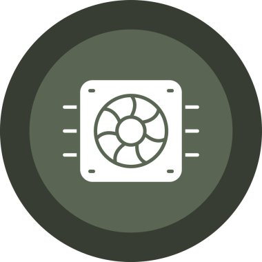 fan simgesi vektör illüstrasyonu