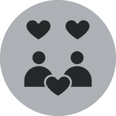 Ağ ve ui için çift vektör simgesi