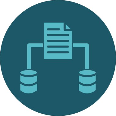 veri depolama simgesi vektör illüstrasyonu