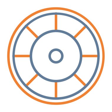 Dairesel testere testeresi simgesi, taslak biçimi