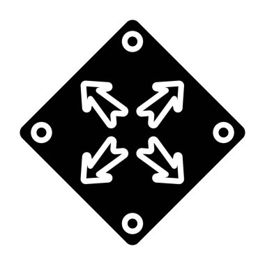 Eğilim biçimi izole edilmiş arkaplanda ok simgesi