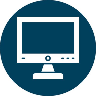 Laptop Düz Vektör Simgesi