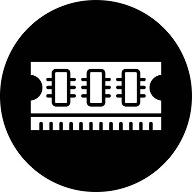 veri merkezi simgesi vektör illüstrasyonu