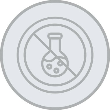 Kimyasal test simgesinin vektör çizimi