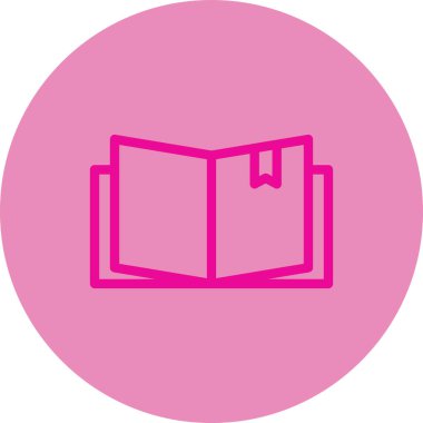 Kitap. Web simgesi basit tasarım