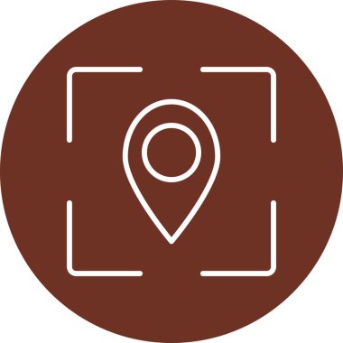 harita konumu pin renk vektörü simgesi dekoru