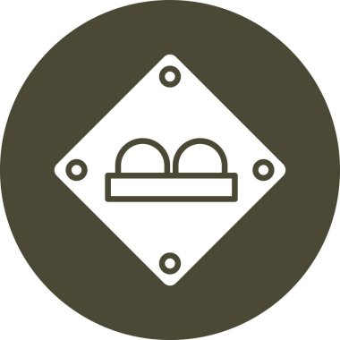 Gıda simgesinin vektör illüstrasyonu