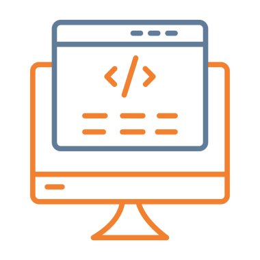 Web tasarım ikonu vektör illüstrasyonu