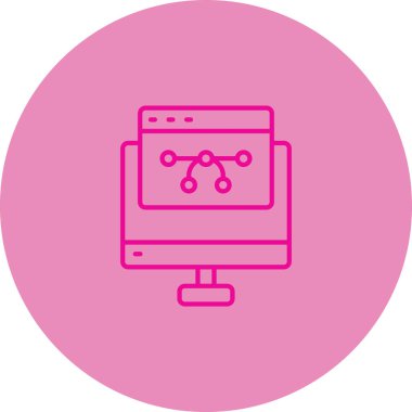 vektör izleyici simgesi illüstrasyonu