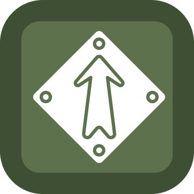 Yön simgesi. vektör çizim