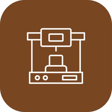 Web ve mobil uygulama tasarımınız, kahve makinesi kahve logosu konseptiniz için arka planda izole edilmiş kahve makinesi simgesi vektörü