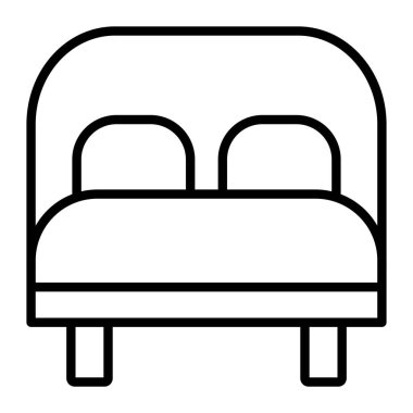 Yatak yatağı simgesi, taslak biçimi