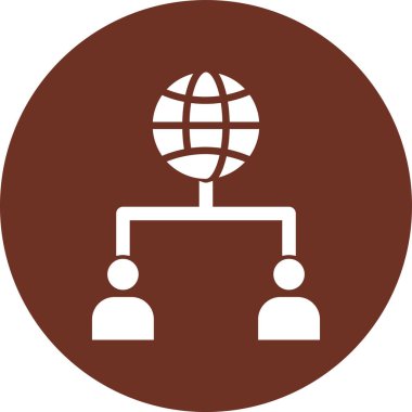 Modern simgenin vektör illüstrasyonu