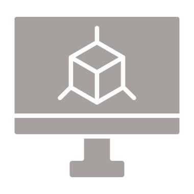 dizüstü bilgisayar simgesi, vektör illüstrasyonu.