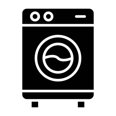 makine simgesi, basit vektör illüstrasyonu