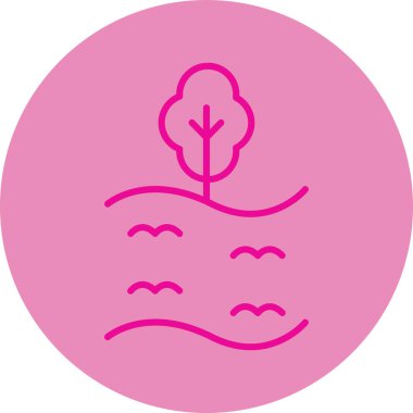 bitki simgesi vektör illüstrasyonu