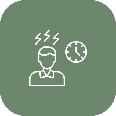 Bir iş adamı simgesinin vektör çizimi