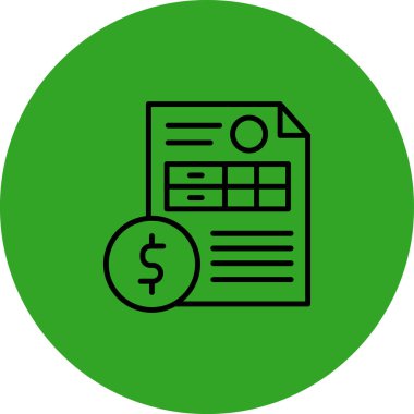 kişisel ve ticari kullanım için para vektörü simgesi simgesi vektör çizimi..